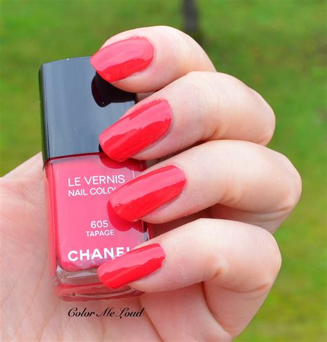 chanel nail polish 605 tapage|Chanel Charivari & Tapage Le Vernis Nail Colours .